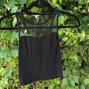🖤Brandy Melville Mesh Black Tank🖤